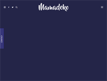 Tablet Screenshot of mamadeko.com